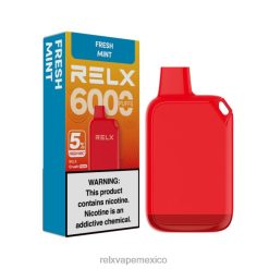 RELX Mexico - RELX Crush Pocket 6000 5% alto nic menta fresca 6006J29