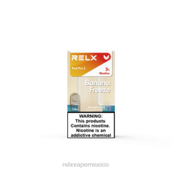RELX pod pro 2 - 3 cápsulas congelación de plátano F4686F89 - RELX Monterrey