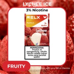 RELX pod pro 2 - 3 cápsulas hielo de lichi F4686F103 - RELX Vape Precio