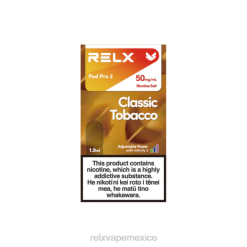 RELX pod pro 2 - 3 cápsulas tabaco clasico F4686F110 - RELX Sabor Tabaco