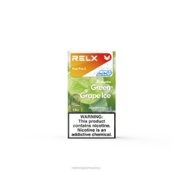 RELX pod pro 2 - 3 cápsulas uvas verdes F4686F118 - RELX Vape Mexico