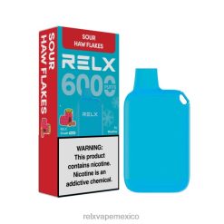 RELX Sabor Tabaco - RELX Crush Pocket 6000 helado hojuelas de haw amargo 6006J16