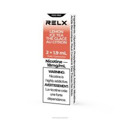 RELX vaina pro - 2 vainas té helado de limón F4686F12 - RELX Vape Precio