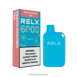 RELX Vape Mexico - RELX Crush Pocket 6000 helado té oolong de durazno 6006J10