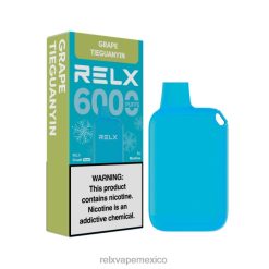 RELX Vape Mexico - RELX Crush Pocket 6000 helado uva tieguanyin 6006J18