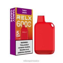 RELX Vape Precio - RELX Crush Pocket 6000 5% alto nic uva picante 6006J27