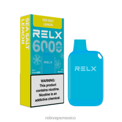 RELX Vape Precio - RELX Crush Pocket 6000 helado sal marina limón 6006J11